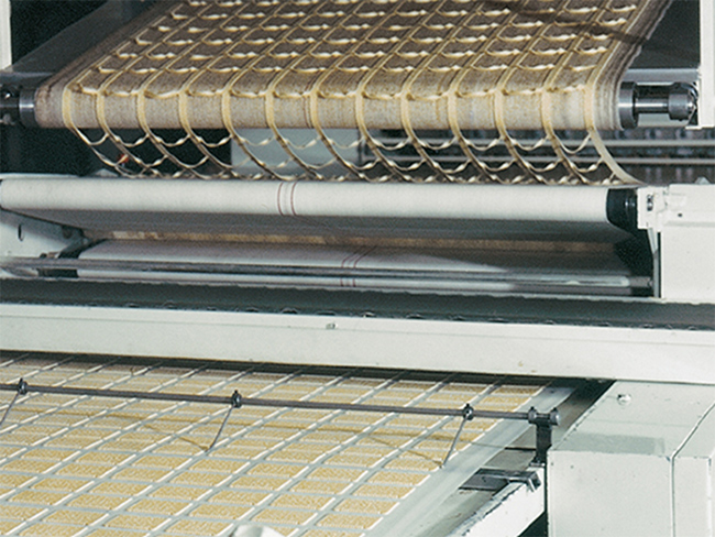 Dough Processing conveyor belt application