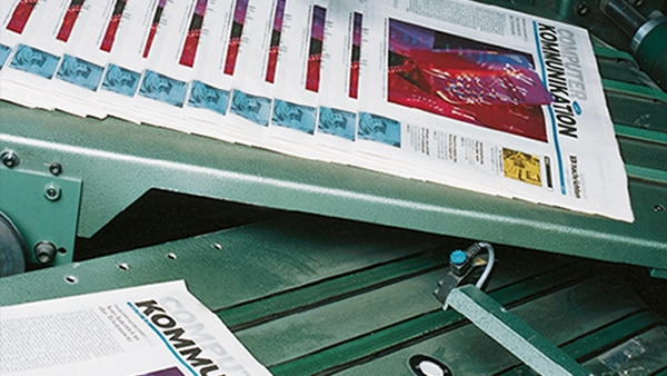 Printing industry conveyor belt application